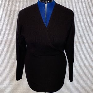 White House Black Market cross front tunic sweater. Size M